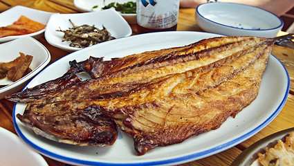 Image showing Grilled fish