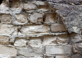 Image showing fragment of old wall