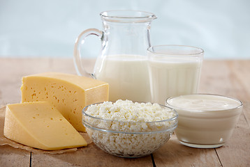 Image showing fresh dairy products