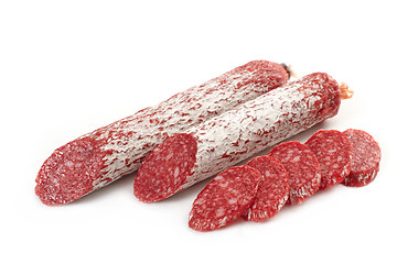Image showing salami sausage