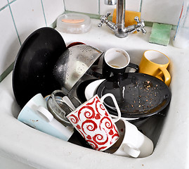 Image showing dirty dishes