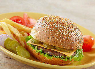 Image showing cheeseburger