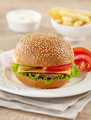 Image showing cheeseburger