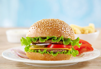 Image showing cheeseburger