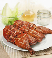 Image showing smoked chicken