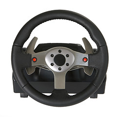 Image showing Computer steering wheel