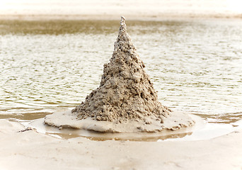 Image showing sand castle