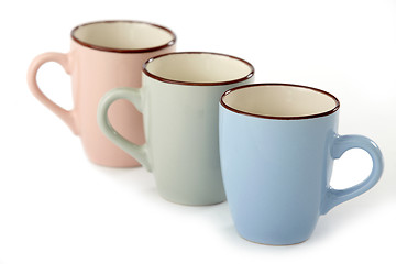 Image showing three tea cups