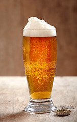 Image showing glass of beer