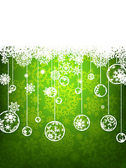 Image showing Christmas background with copyspace. EPS 8