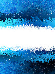 Image showing Christmas blue background. EPS 8