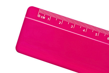 Image showing Pink ruler