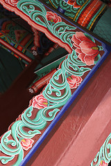 Image showing Historical Korea - palace building detail