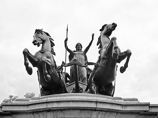 Image showing Boadicea monument, London