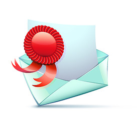 Image showing open envelope 