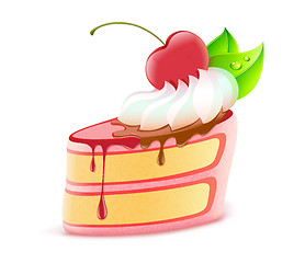 Image showing piece of cake