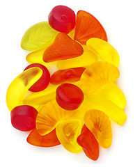 Image showing Fruit jellies