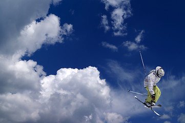 Image showing Freestyle skiing