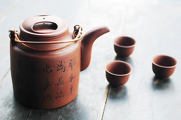 Image showing Tea set