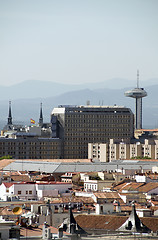 Image showing rooftop view Madrid Spain