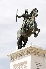 Image showing statue Philip IV Madrid Spain