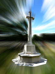 Image showing Graveyard Cross