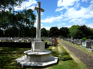 Image showing Graveyard Cross