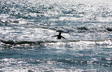 Image showing Man Surfing In Brighton 