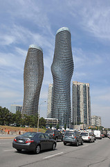 Image showing Two high rise buildings.