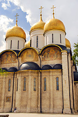 Image showing The Assumption cathedral in Moscow Kremlin