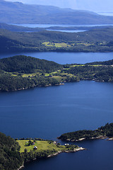 Image showing Norwegian fjords