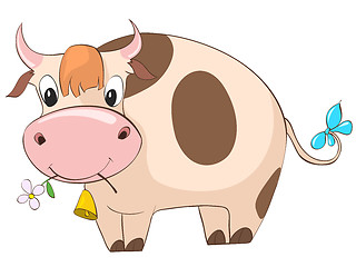 Image showing Cartoon Character Cow