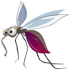 Image showing Cartoon Character Mosquito