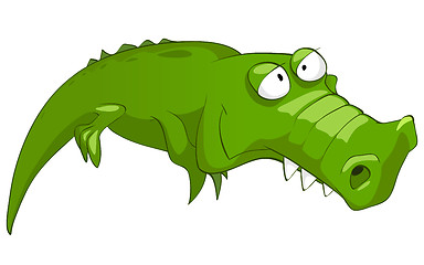 Image showing Cartoon Character Crocodile