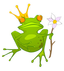 Image showing Cartoon Character Princess Frog