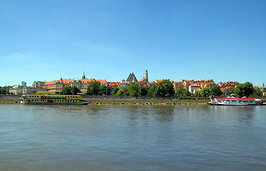 Image showing Warsaw river side