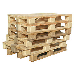 Image showing Pallets isolated