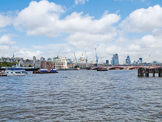 Image showing River Thames in London