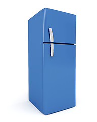 Image showing Blue fridge