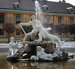 Image showing Schloss fountain