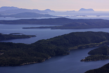 Image showing Norwegian fjords