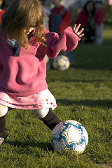 Image showing future soccer star