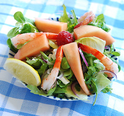 Image showing melon salad