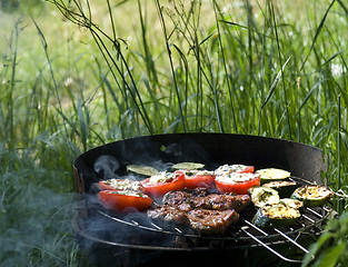 Image showing summer barbecue