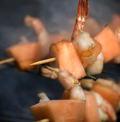 Image showing barbecue shrimp