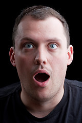 Image showing Surprised Shocked Man