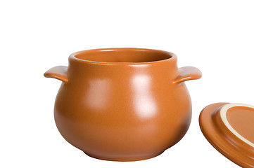 Image showing Kitchen ceramic pot