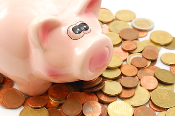 Image showing piggy bank and money