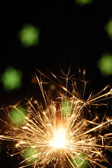 Image showing abstract sparkler background