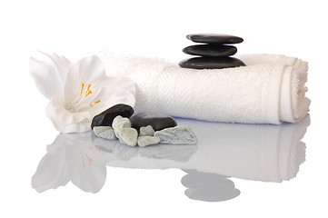 Image showing wellness zen and spa